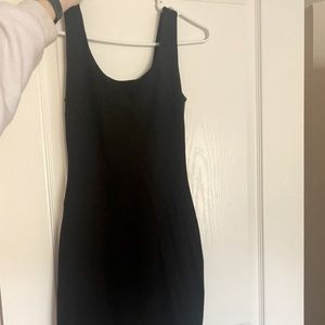 Black midi bodycon dress from Le château